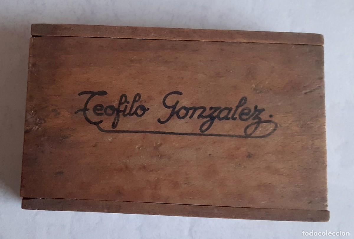 Cajas y cajitas met&aacute;licas: Caja madera Te&oacute;filo Gonz&aacute;lez - Foto 1