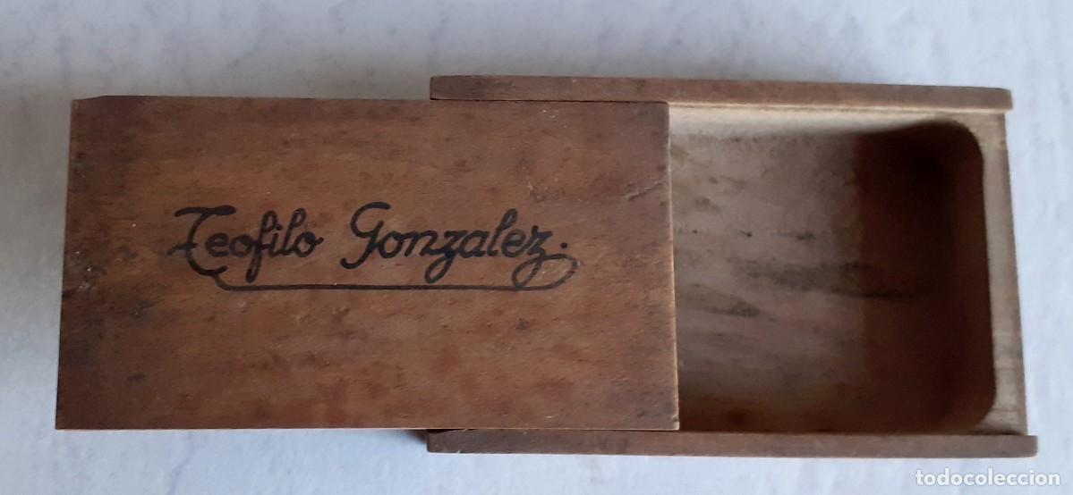 Cajas y cajitas met&aacute;licas: Caja madera Te&oacute;filo Gonz&aacute;lez - Foto 2