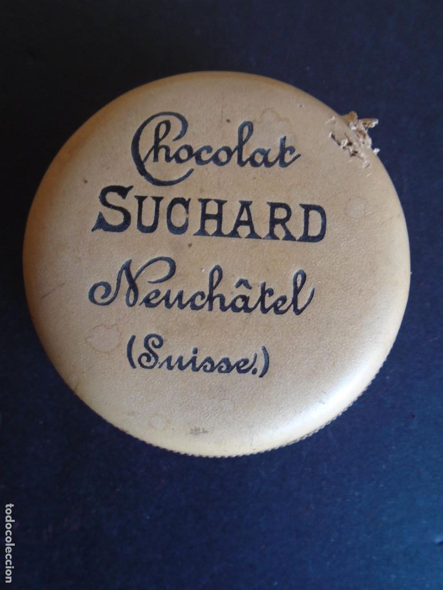 Blechdosen und Kisten: (PUB-250506)CAJA DE CARTON CHOCOLATE SUCHARD (SUIZA)