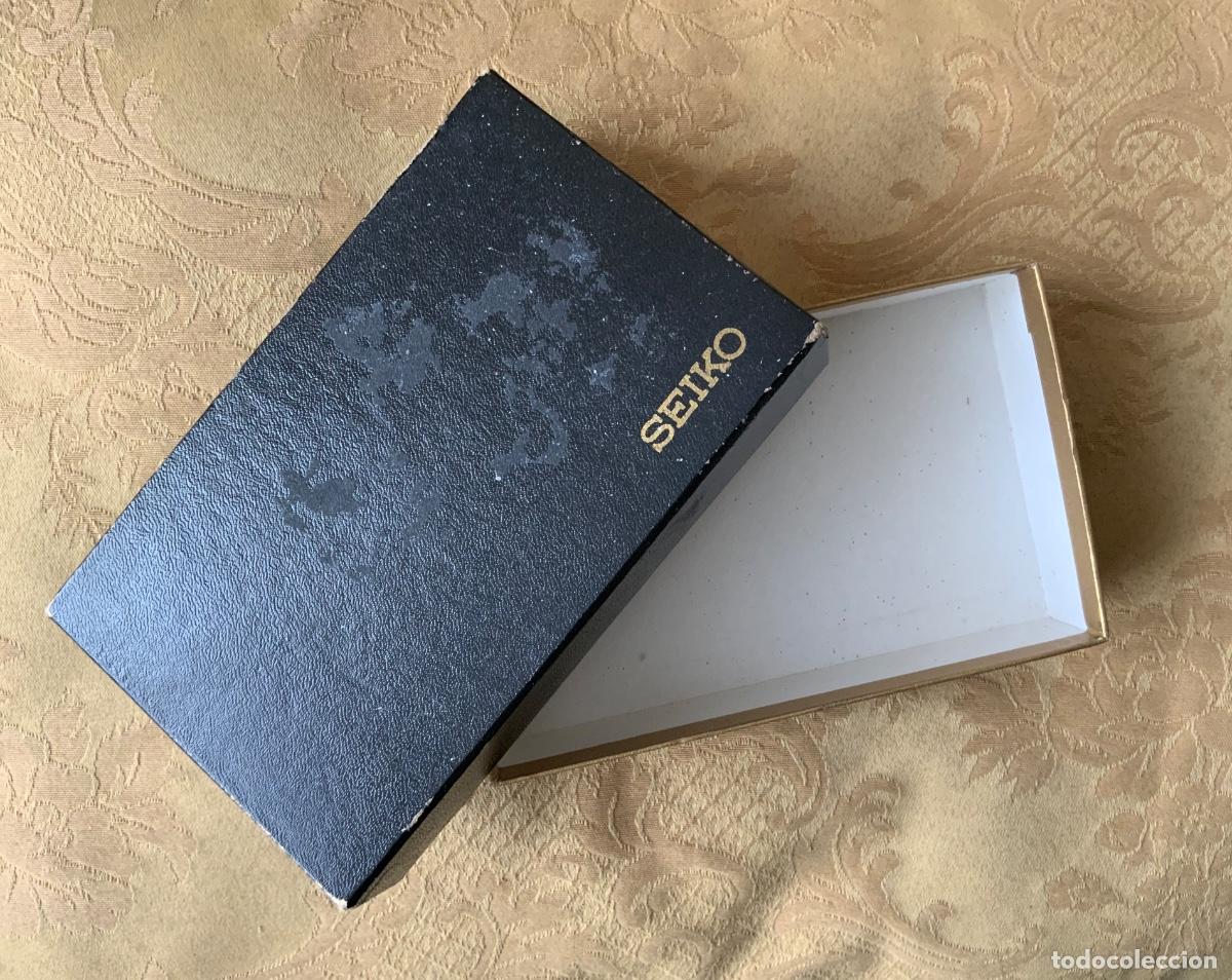 Cajas y cajitas met&aacute;licas: ANTIGUA CAJA RELOJ SEIKO - Foto 2