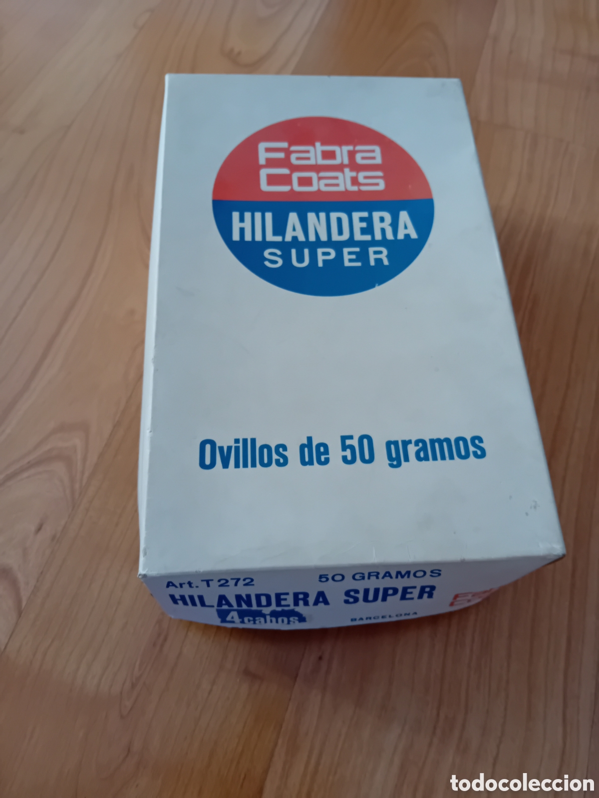 Blechdosen und Kisten: CAJA CARTON FABRA COATS HILANDERA SUPER OVILLOS 50 GRAMOS
