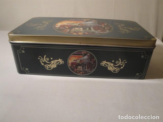 Cajas y cajitas met&aacute;licas: Lata de hojalata rectangular. Alemania. Nueva. - Foto 4
