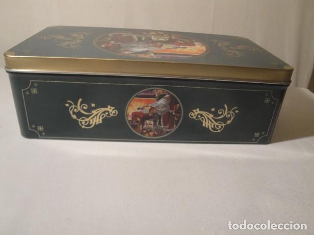 Cajas y cajitas met&aacute;licas: Lata de hojalata rectangular. Alemania. Nueva. - Foto 6
