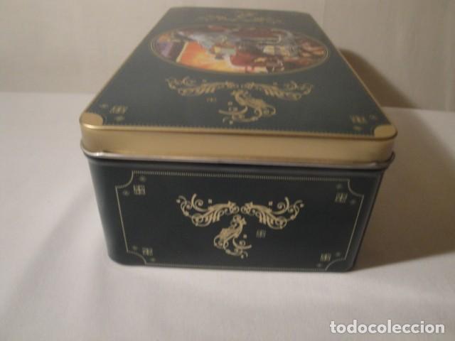 Cajas y cajitas met&aacute;licas: Lata de hojalata rectangular. Alemania. Nueva. - Foto 7