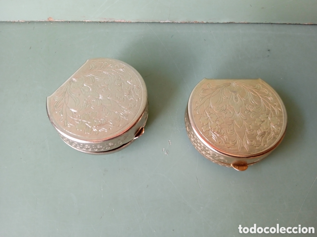Cajas y cajitas met&aacute;licas: PAREJA DE PASTILLEROS - Foto 2