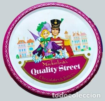 Bo&icirc;tes et petites bo&icirc;tes m&eacute;talliques: CAJA METALICA MACKINTOSH'S QUALITY STREET CHOCOLATES & TOFFEES - CAJAMETALICA-2166