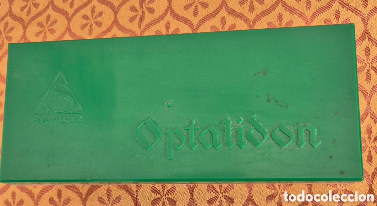 Blechdosen und Kisten: CAJA OPTALIDON DE PL&Aacute;STICO SANDOZ.