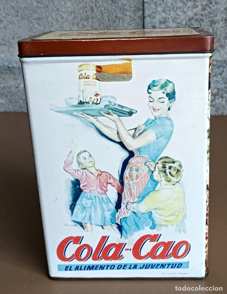 Cajas y cajitas met&aacute;licas: Caja chapa COLA CAO ......................................... - Foto 2
