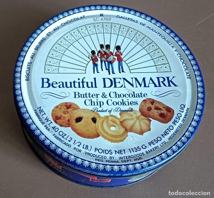 Blechdosen und Kisten: Caja chapa BEAUTIFUL DENMARK -- Galletas de mantequilla y chocolates