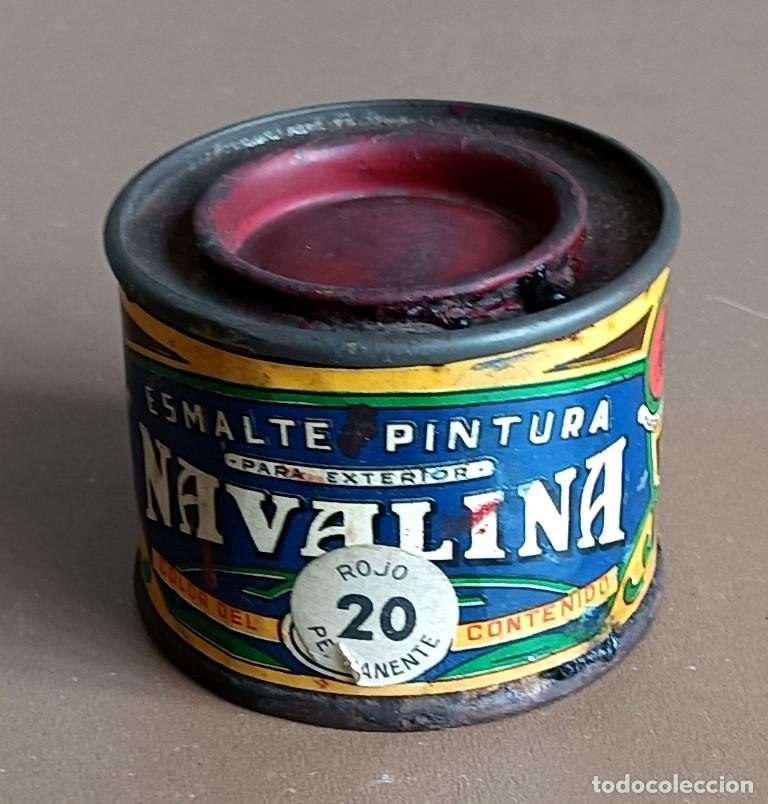 Boxes and metal boxes: Caja chapa NAVALINA - esmalte pintura - ancla helice