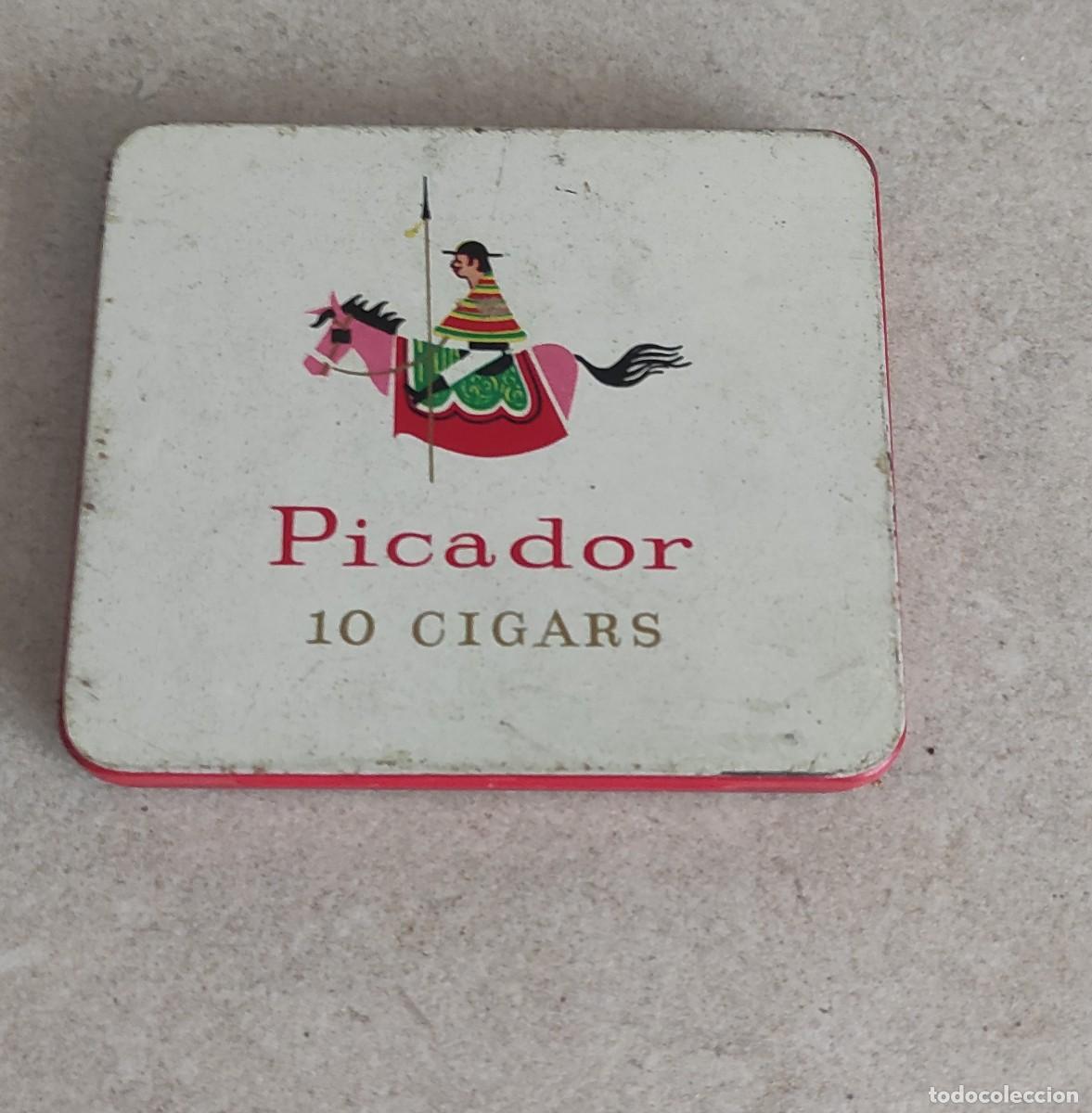 Boxes and metal boxes: Caja de cigarrillos met&aacute;lica &rdquo;el picador&rdquo;