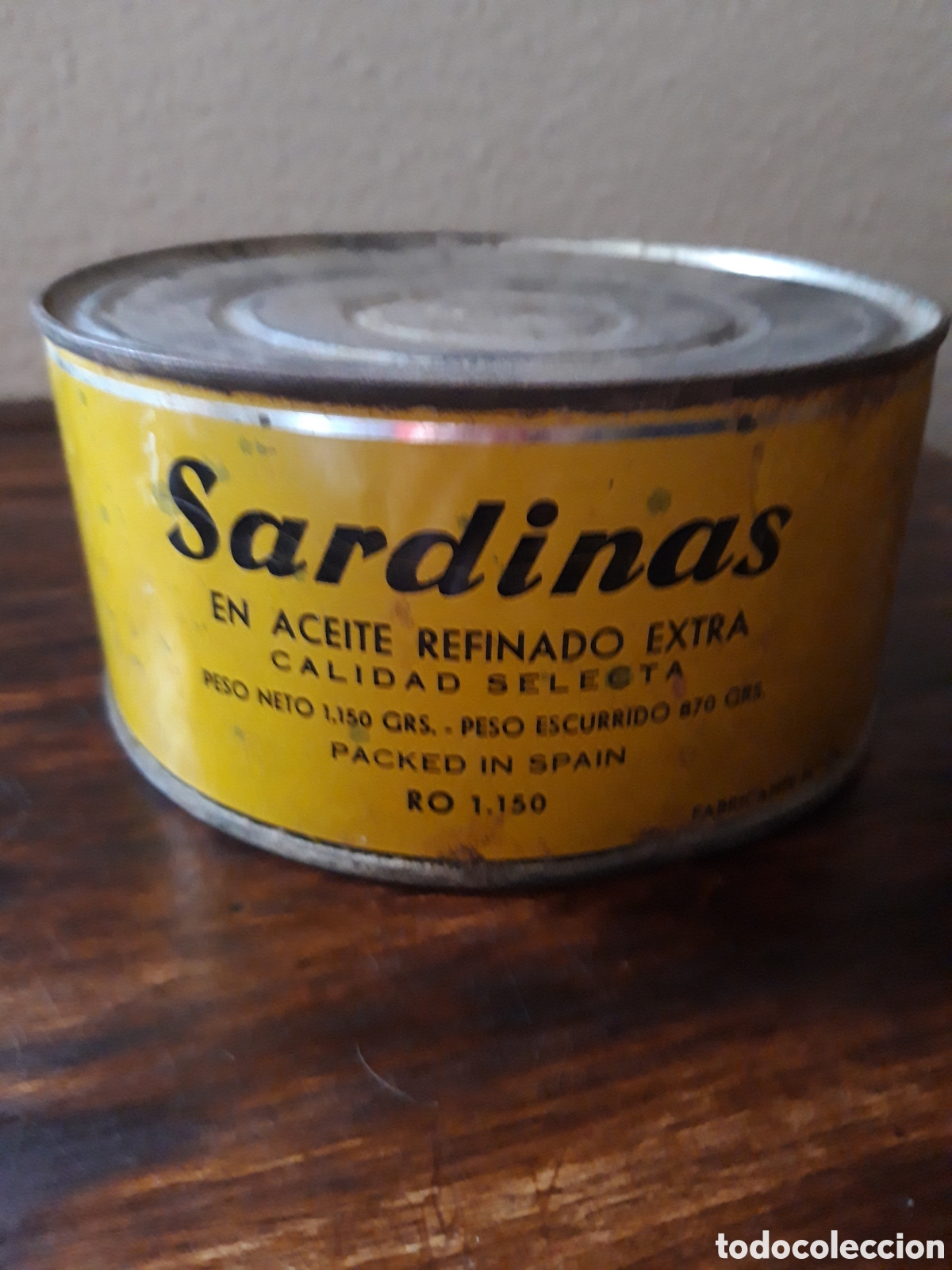 Cajas y cajitas met&aacute;licas: Antigua lata de conservas - Foto 3