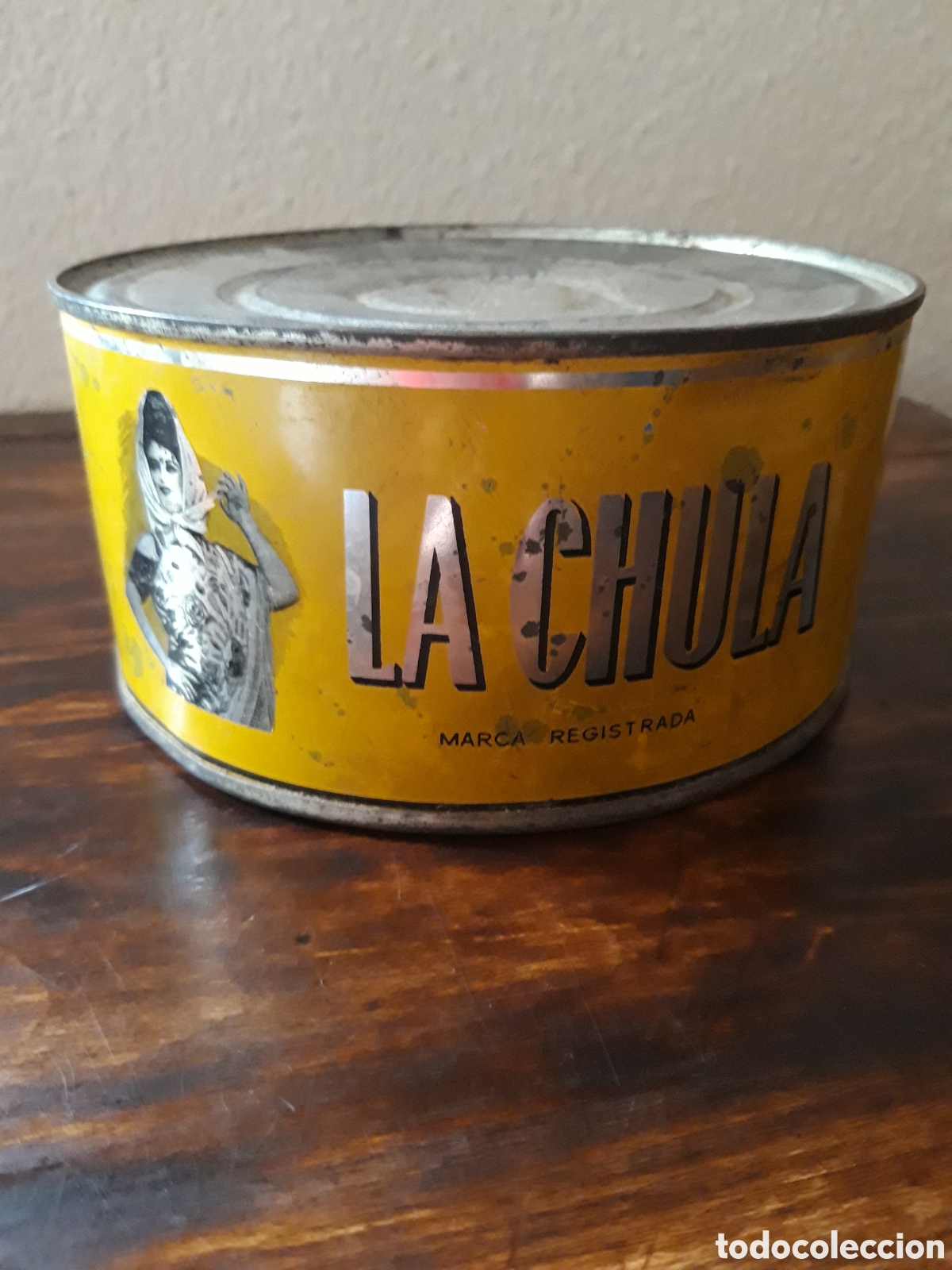 Cajas y cajitas met&aacute;licas: Antigua lata de conservas - Foto 1