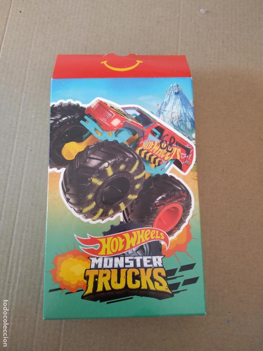 Boxes and metal boxes: CAJA VACIA HOTWHEELS MONSTER TRUCKS JUGUETE