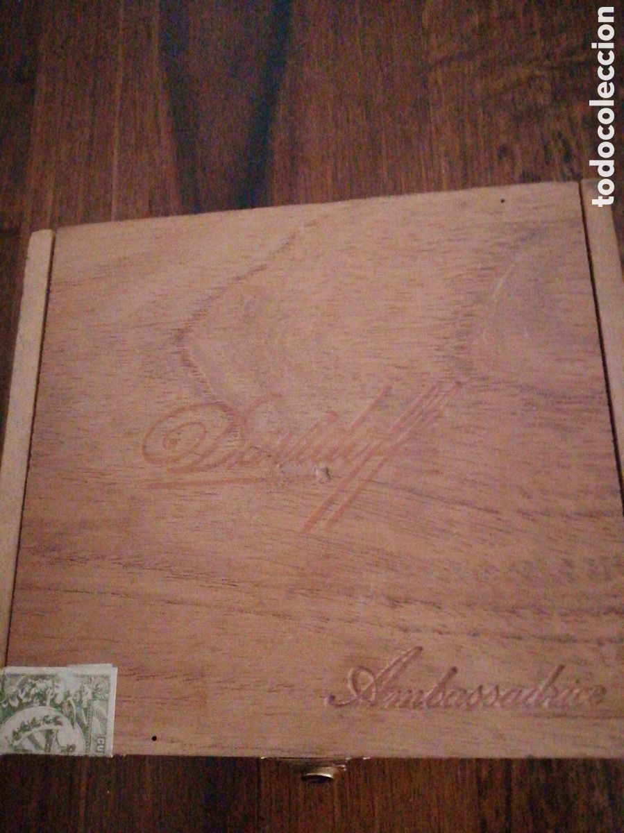 Cajas y cajitas met&aacute;licas: Caja de puros DAVILOFF - Foto 1