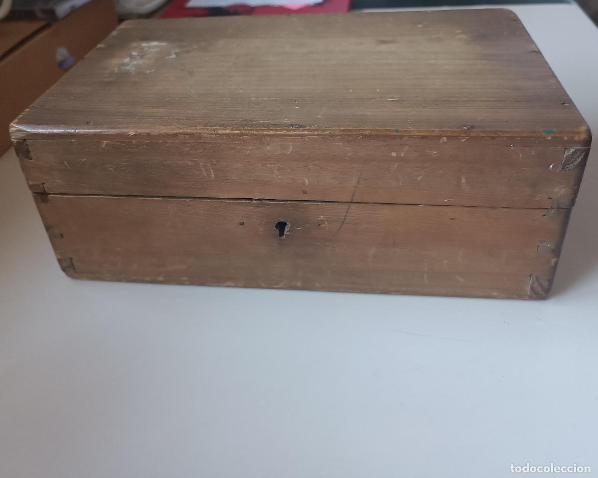 Cajas y cajitas met&aacute;licas: CAJA DE MADERA A&Ntilde;OS 40 - Foto 2