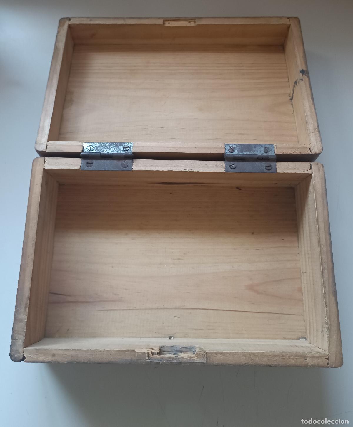 Cajas y cajitas met&aacute;licas: CAJA DE MADERA A&Ntilde;OS 40 - Foto 6