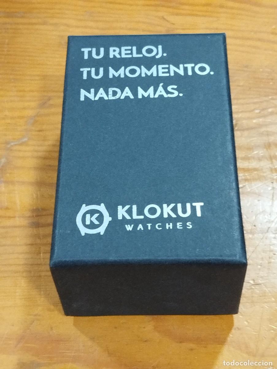 Caixas e caixinhas met&aacute;licas: CAJA PARA RELOJ KLOKUT EN CART&Oacute;N DURO.