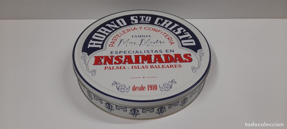 Bo&icirc;tes et petites bo&icirc;tes m&eacute;talliques: CAJA METALICA HORNO STO CRISTO . PALMA - ISLAS BALEARES . MEDIDA DE DIAMETRO 26,5 CM