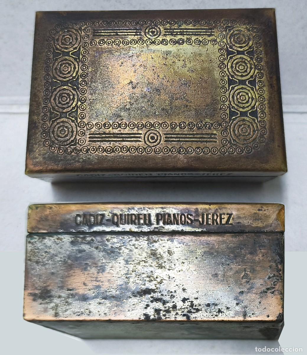 Caixas e caixinhas met&aacute;licas: CAJA METALICA CADIZ - QUIREL PIANOS - JEREZ (CAJA VACIA) - CAJAMETALICA-2182
