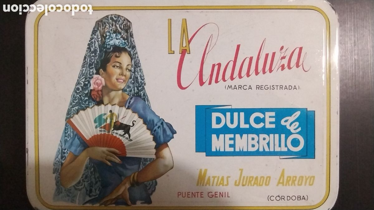 Caixas e caixinhas met&aacute;licas: Caja la andaluza dulce de membrillo