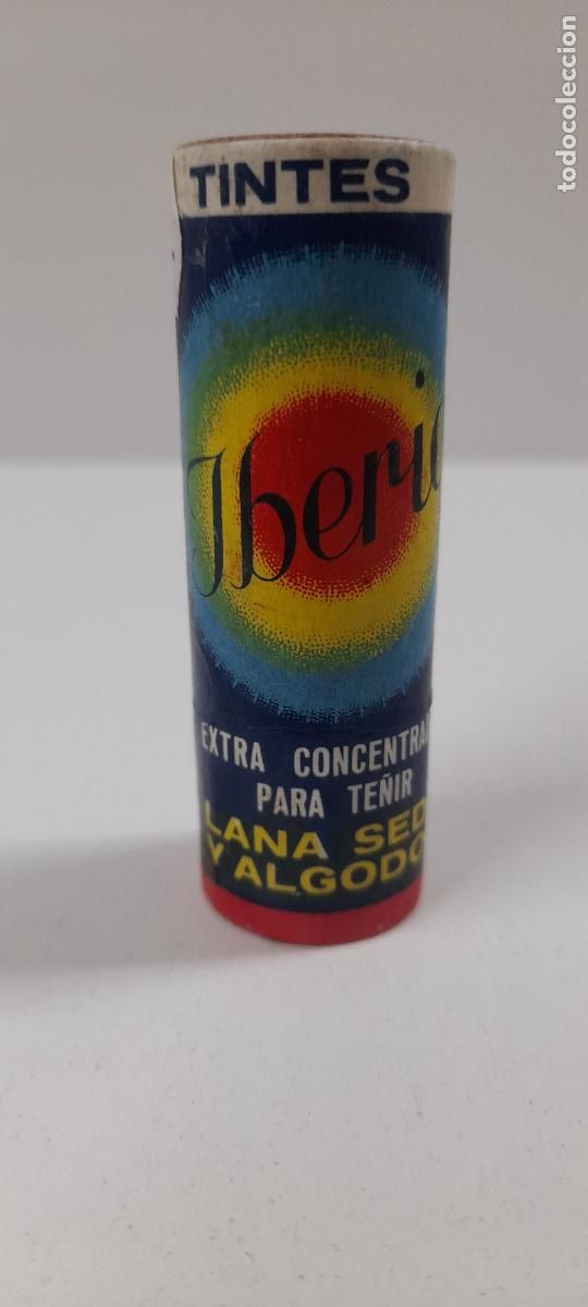 Caixas e caixinhas met&aacute;licas: ANTIGUO BOTE DE TINTES IBERIA . AZUL MARINO N&ordm; 5 . CONTENIDO ORIGINAL . SIN USO