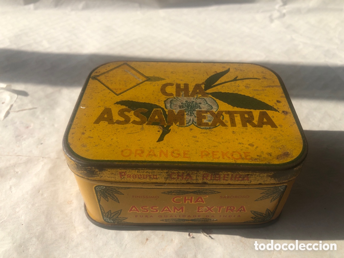 Blechdosen und Kisten: Antigua lata de te CHA ASSAM EXTRA