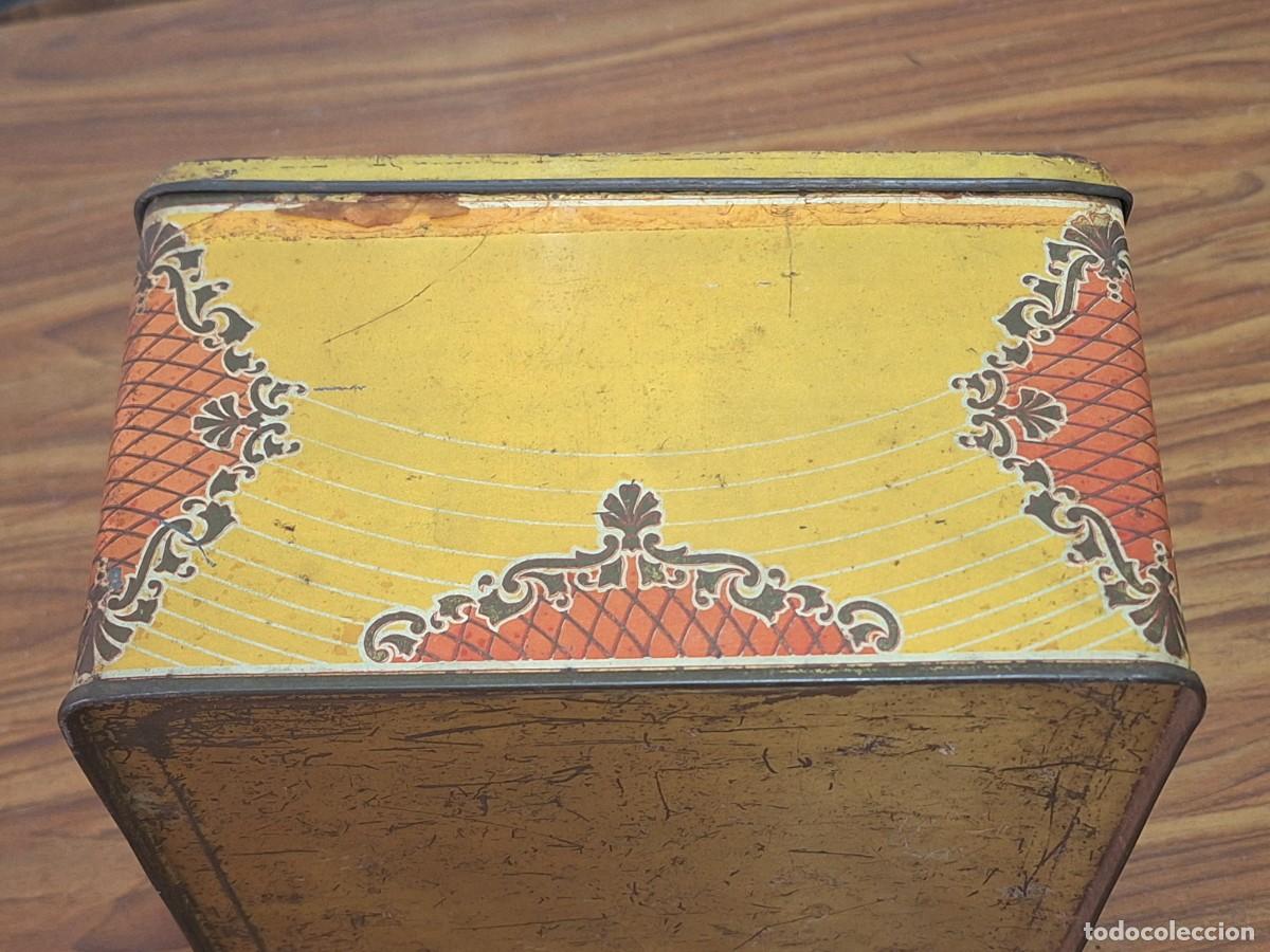 Cajas y cajitas met&aacute;licas: LATA-CABAS CON ASA.......... - Foto 3