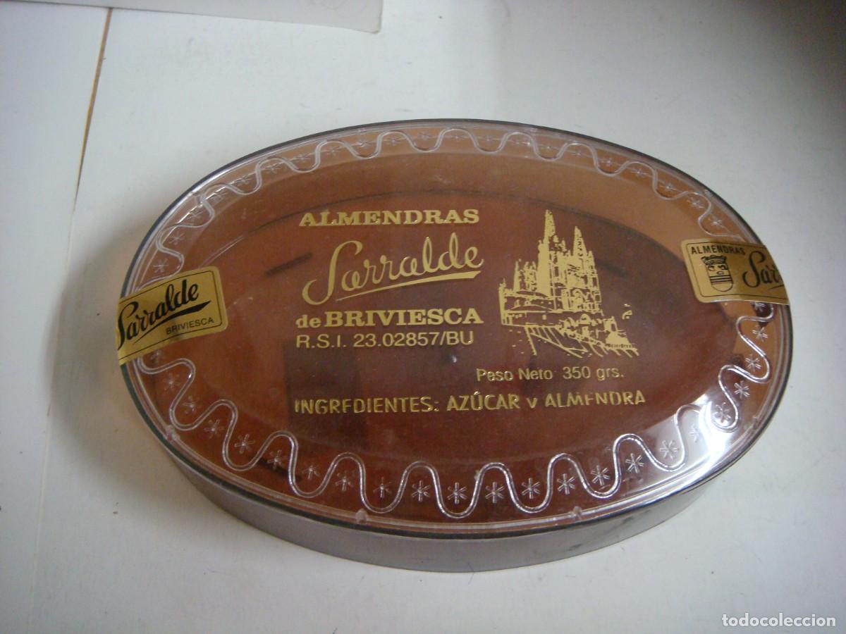 Blechdosen und Kisten: CAJA EN PLASTICO DURO DE ALMENDRAS SARRALDE BRIVIESCA -(&)