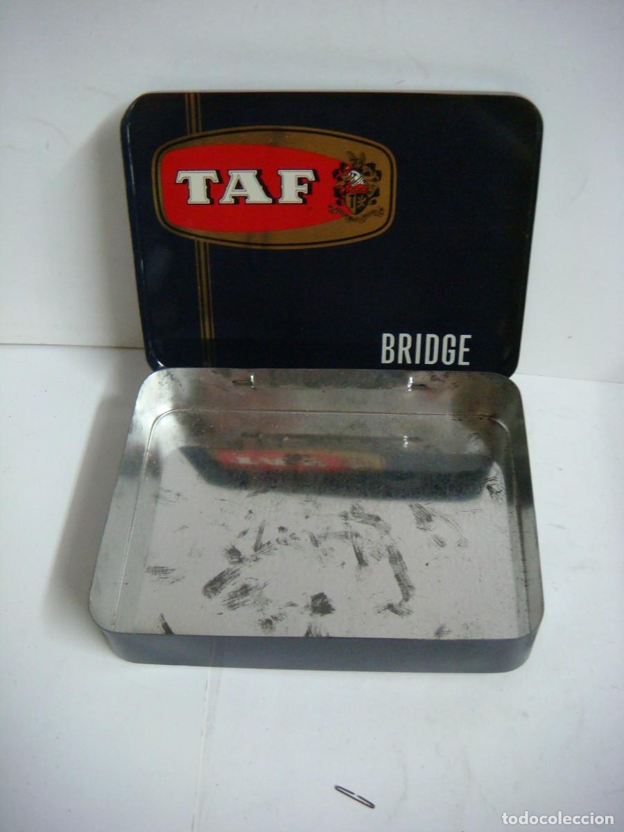 Cajas y cajitas met&aacute;licas: CAJA DE CHAPA DE TABACO TAF-(&) - Foto 2