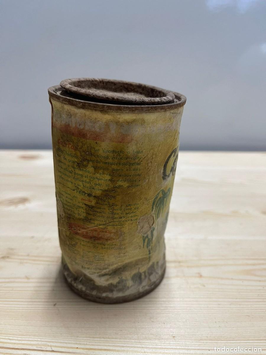 Cajas y cajitas met&aacute;licas: BOTE DE COLA CAO ANTIGUO - Foto 3