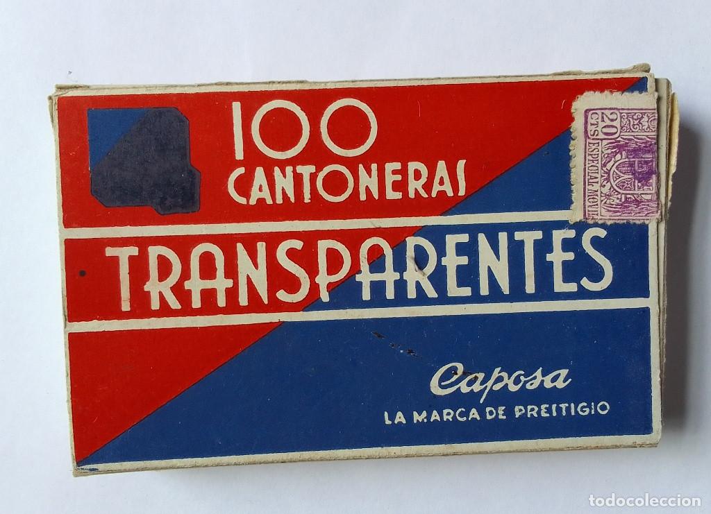 Cajas y cajitas met&aacute;licas: Caja carton 100 Cantoneras Transparentes Caposa