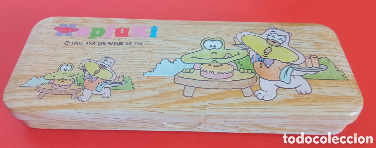 Cajas y cajitas met&aacute;licas: CAJA MET&Aacute;LICA CON COMPARTIMENTO HAPLUKI.IMPORTACI&Oacute;N 1995.NUEVA.