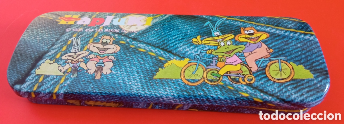 Cajas y cajitas met&aacute;licas: CAJA MET&Aacute;LICA CON COMPARTIMENTO HAPLUKI.IMPORTACI&Oacute;N 1995.NUEVA.