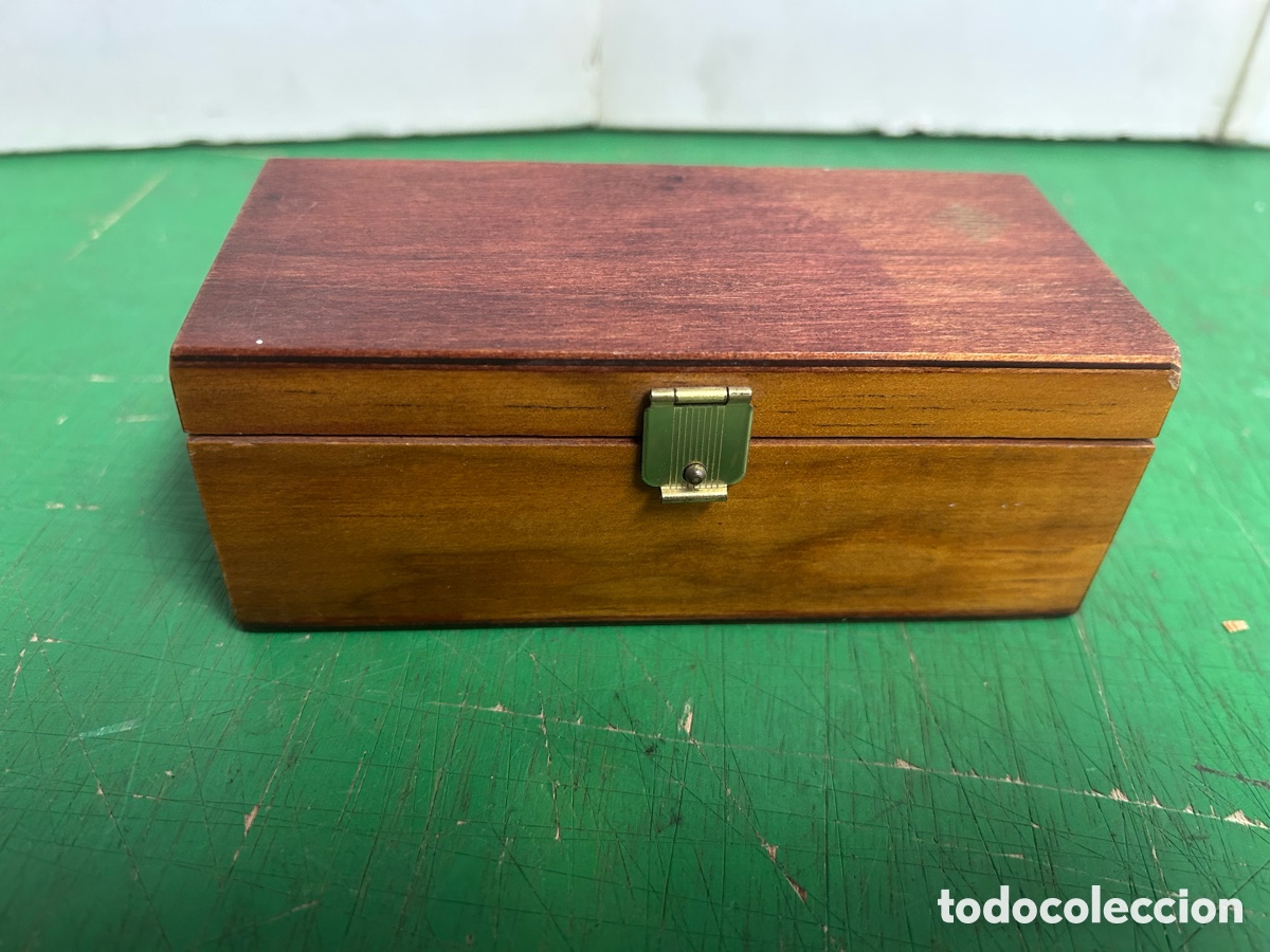 Cajas y cajitas met&aacute;licas: CAJA DE MADERA CON CIERRE JOYERO MEDIDAS 14X6X6