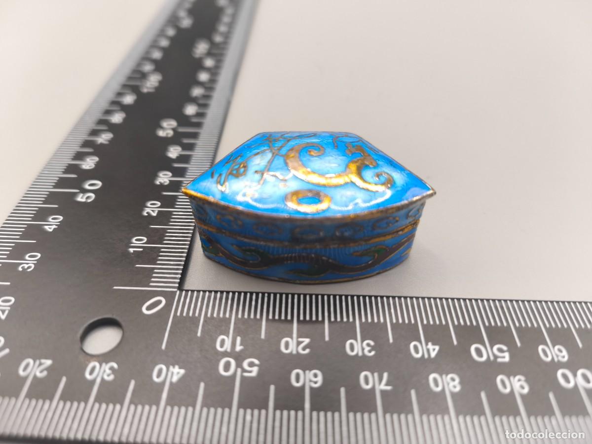 Cajas y cajitas met&aacute;licas: ANTIGUA CAJITA ESMALTADA , IMPORTANTE LEER DESCRIPCION