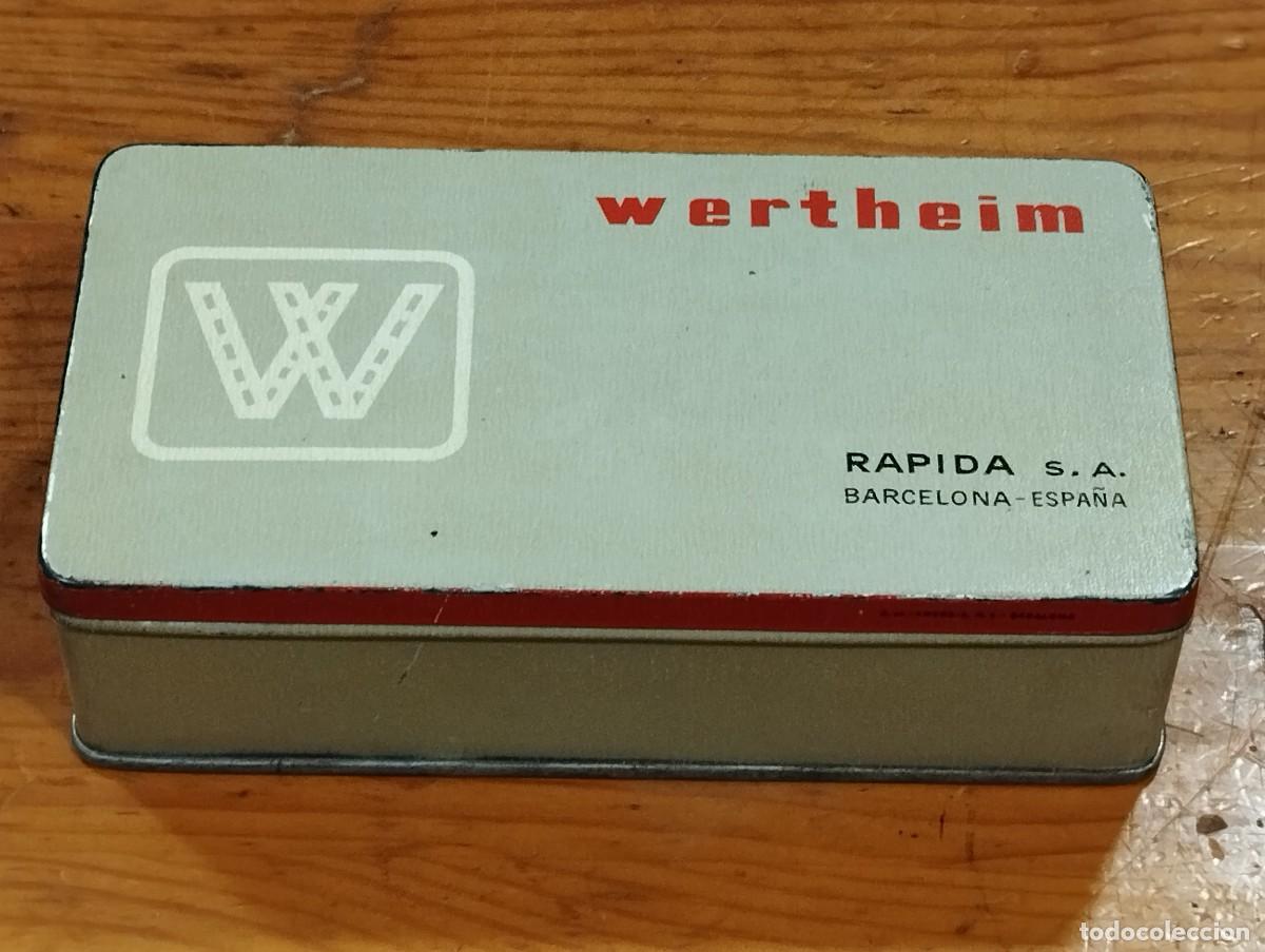 Cajas y cajitas met&aacute;licas: CAJA WERTHEIM HOJALATA VACIA PARA ACCESORIOS MAQUINA.
