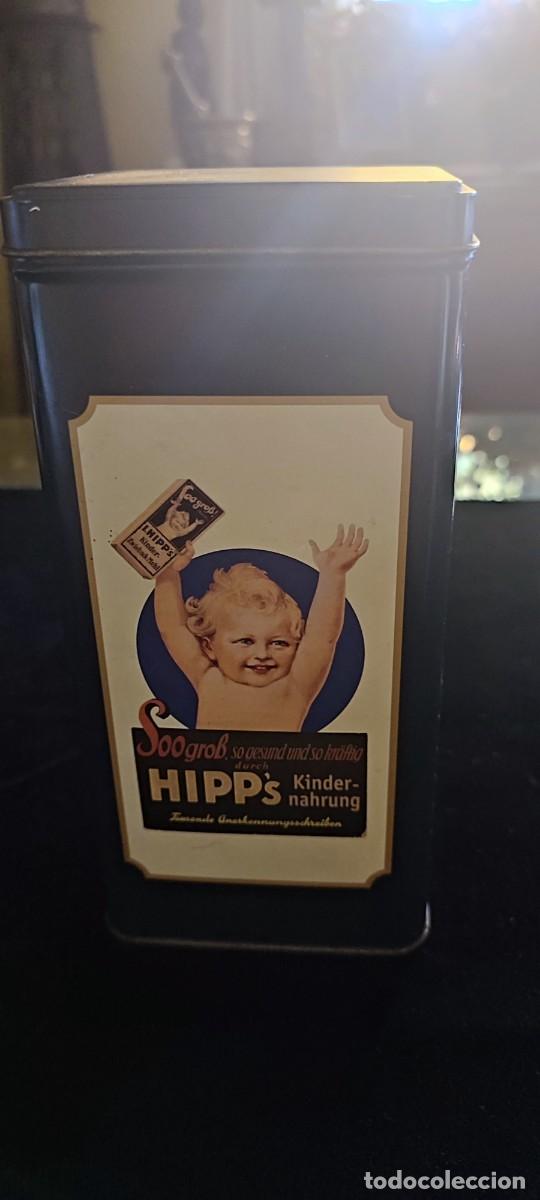 Boxes and metal boxes: Lata litografiada HIPP'S Kindernahrung