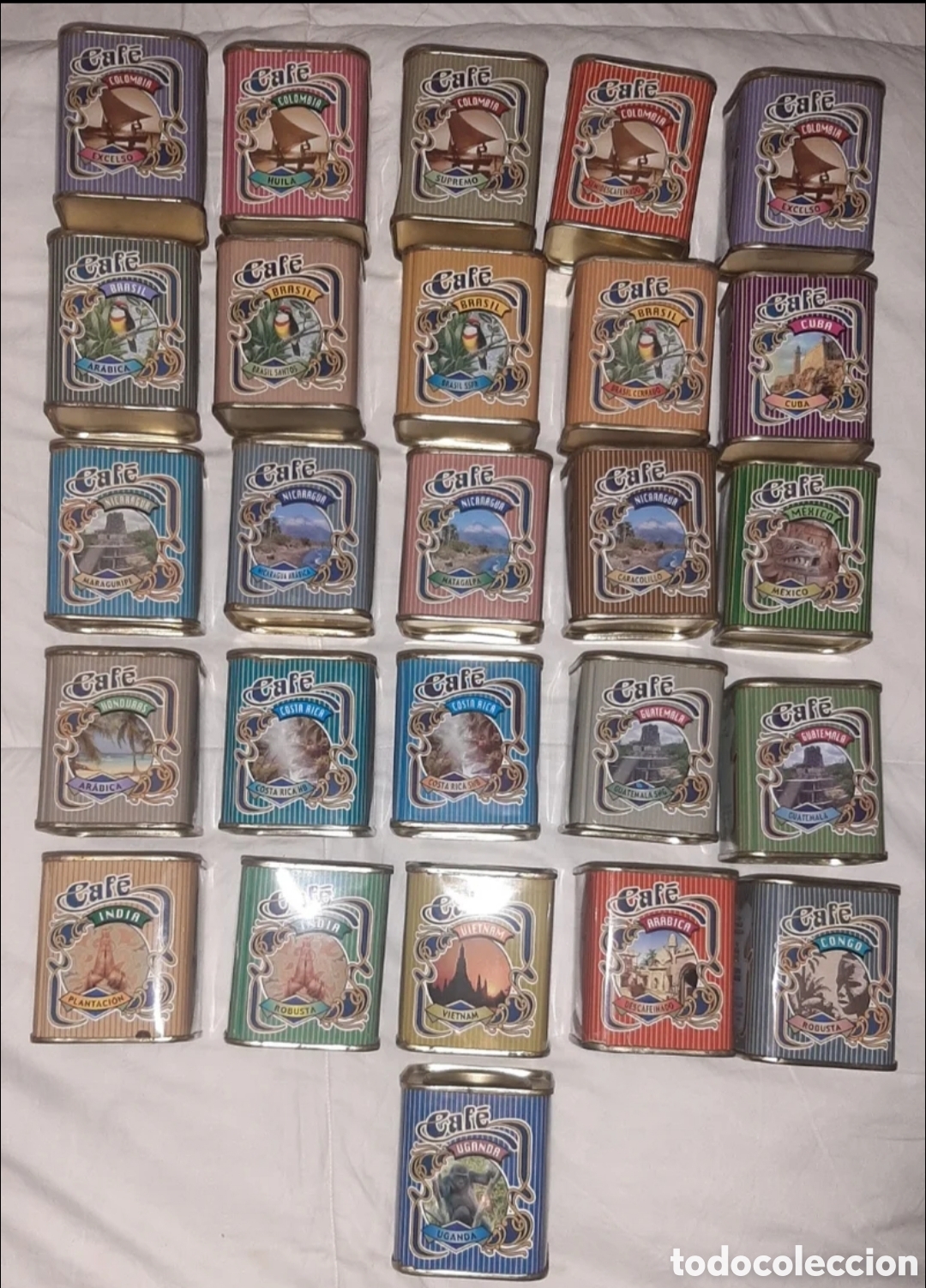 Casse e cassette metalliche: Colecci&oacute;n de latas de caf&eacute;