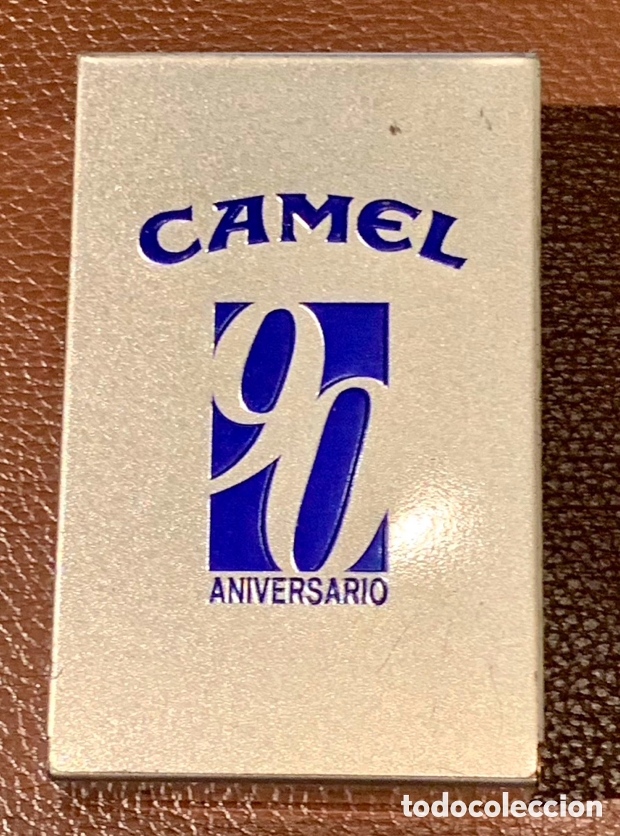 Casse e cassette metalliche: Pitillera. Publicidad CAMEL. 90 Aniversario. Metal. A&ntilde;os 90.