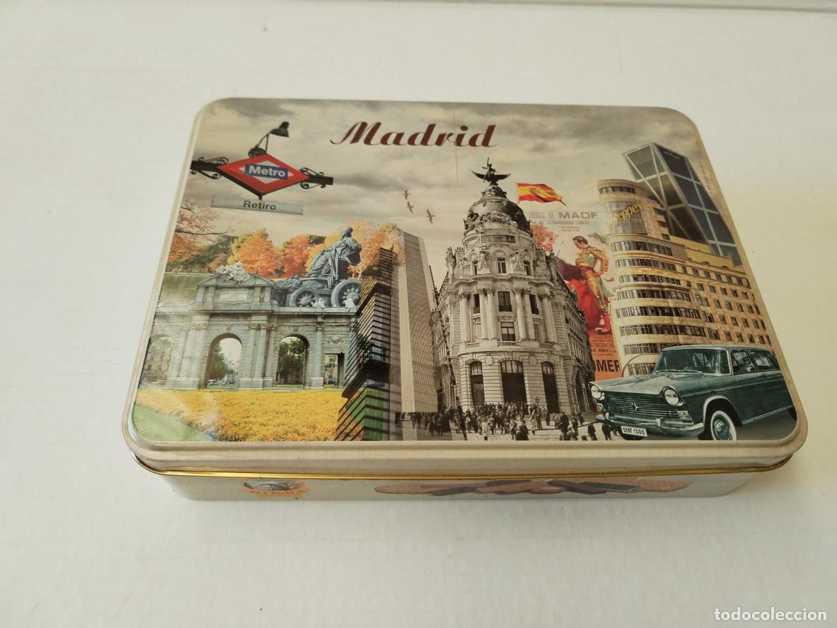 Cajas y cajitas met&aacute;licas: caja metalica madrid collage birba biscuit, girona - c165