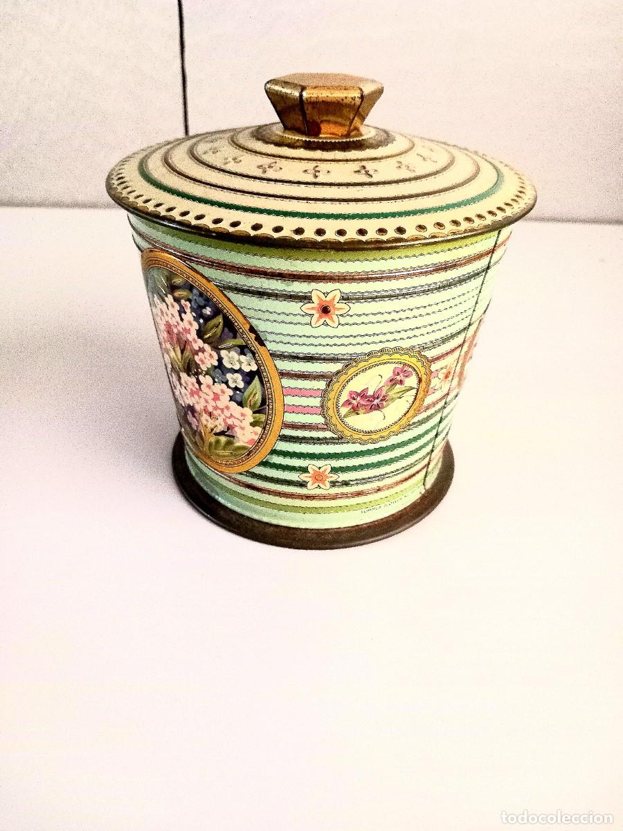 Caixas e caixinhas met&aacute;licas: Antigua caja met&aacute;lica BARET WARE England, a&ntilde;os 60