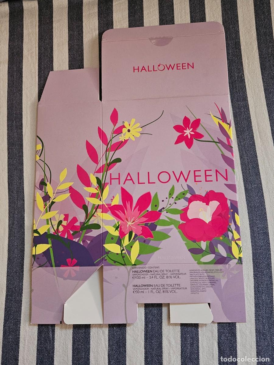 Caixas e caixinhas met&aacute;licas: Bonita Caja De Cart&oacute;n Vac&iacute;a Del Pack De Perfumes Hallowen, Esta Desmontada Para Guardarla.