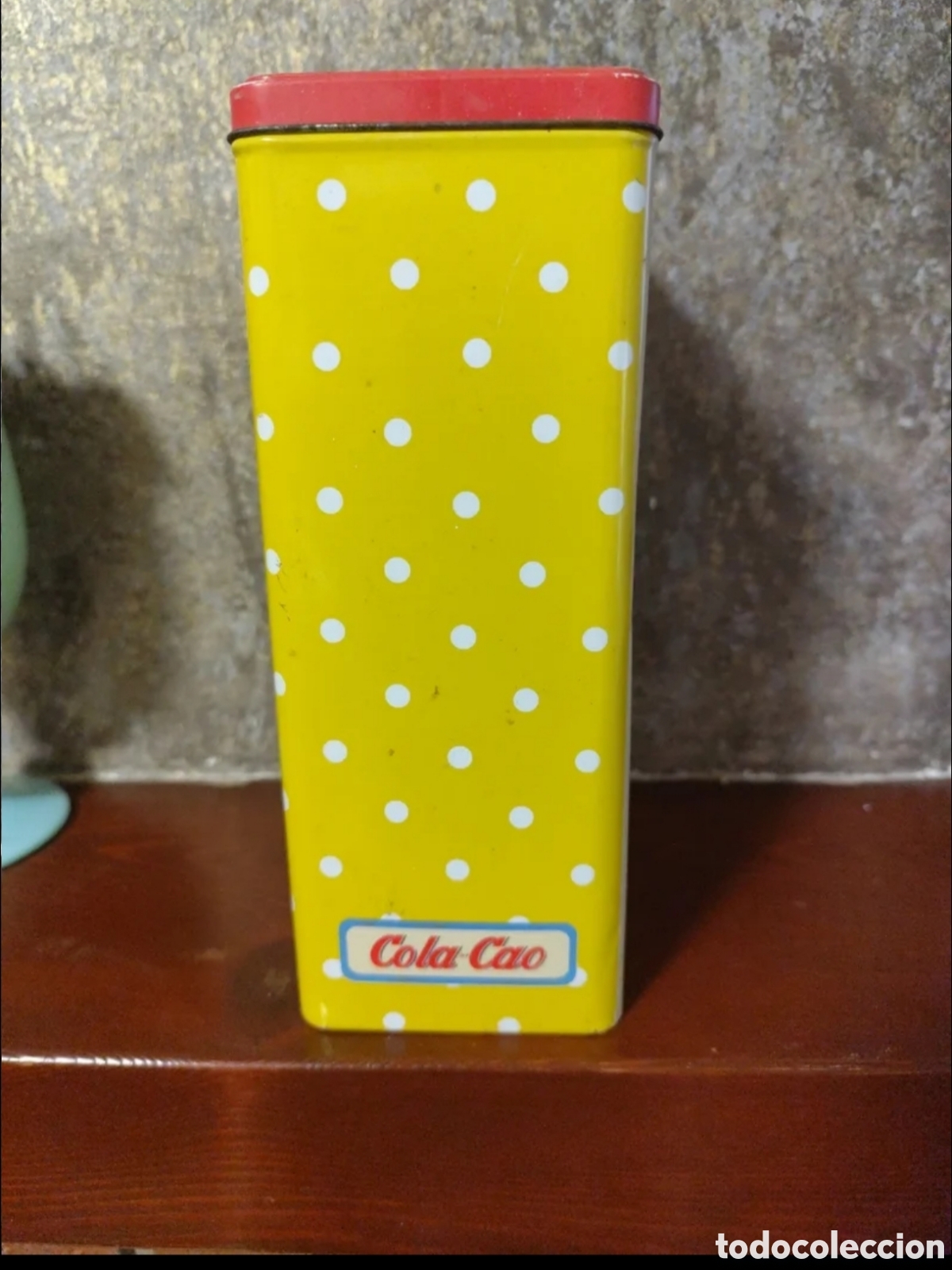 Cajas y cajitas met&aacute;licas: Lata Cola cao a&ntilde;o 1976 - Foto 2