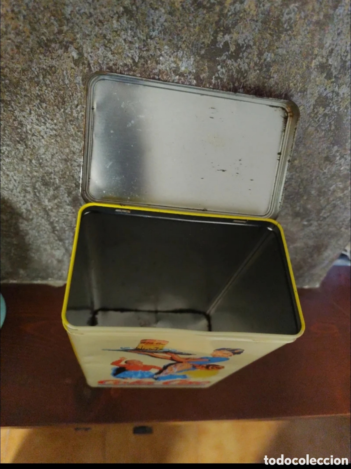 Cajas y cajitas met&aacute;licas: Lata Cola cao a&ntilde;o 1976 - Foto 6