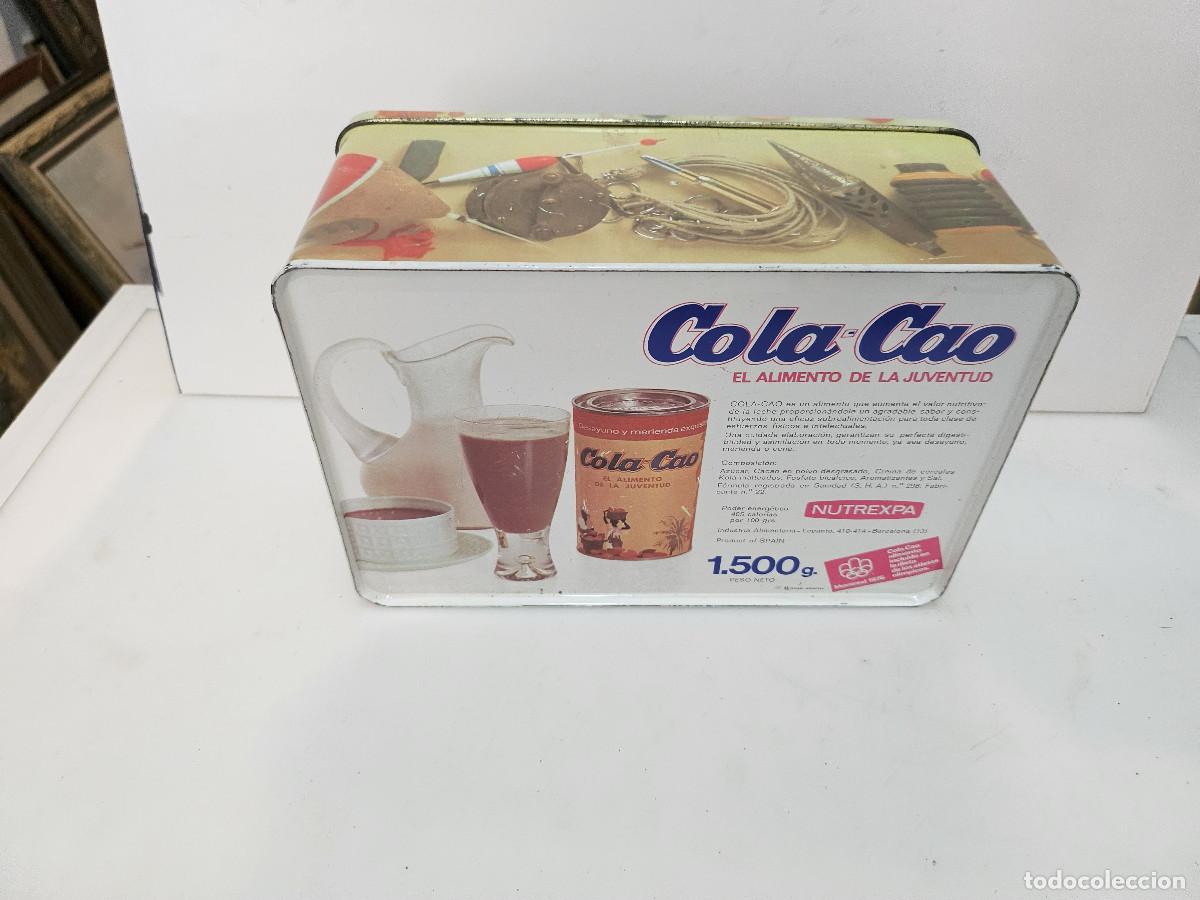 Cajas y cajitas met&aacute;licas: caja lata de cola cao - Foto 3