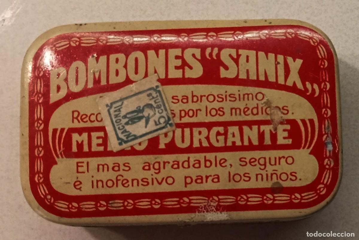Caixas e caixinhas met&aacute;licas: CAJA MET&Aacute;LICA DE BOMBONES SANIX, PURGANTE