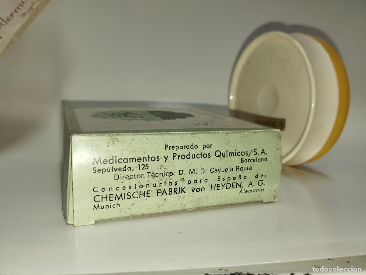 Cajas y cajitas met&aacute;licas: CAJA DE MAQUILLAJE POLVOS DE SULFODERMO ANTIGUA - Foto 4
