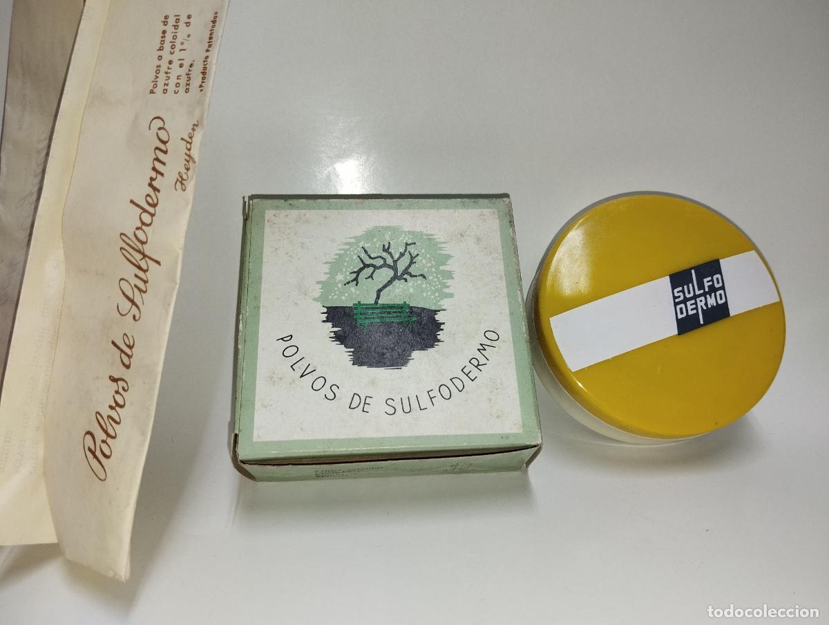 Cajas y cajitas met&aacute;licas: CAJA DE MAQUILLAJE POLVOS DE SULFODERMO ANTIGUA - Foto 1