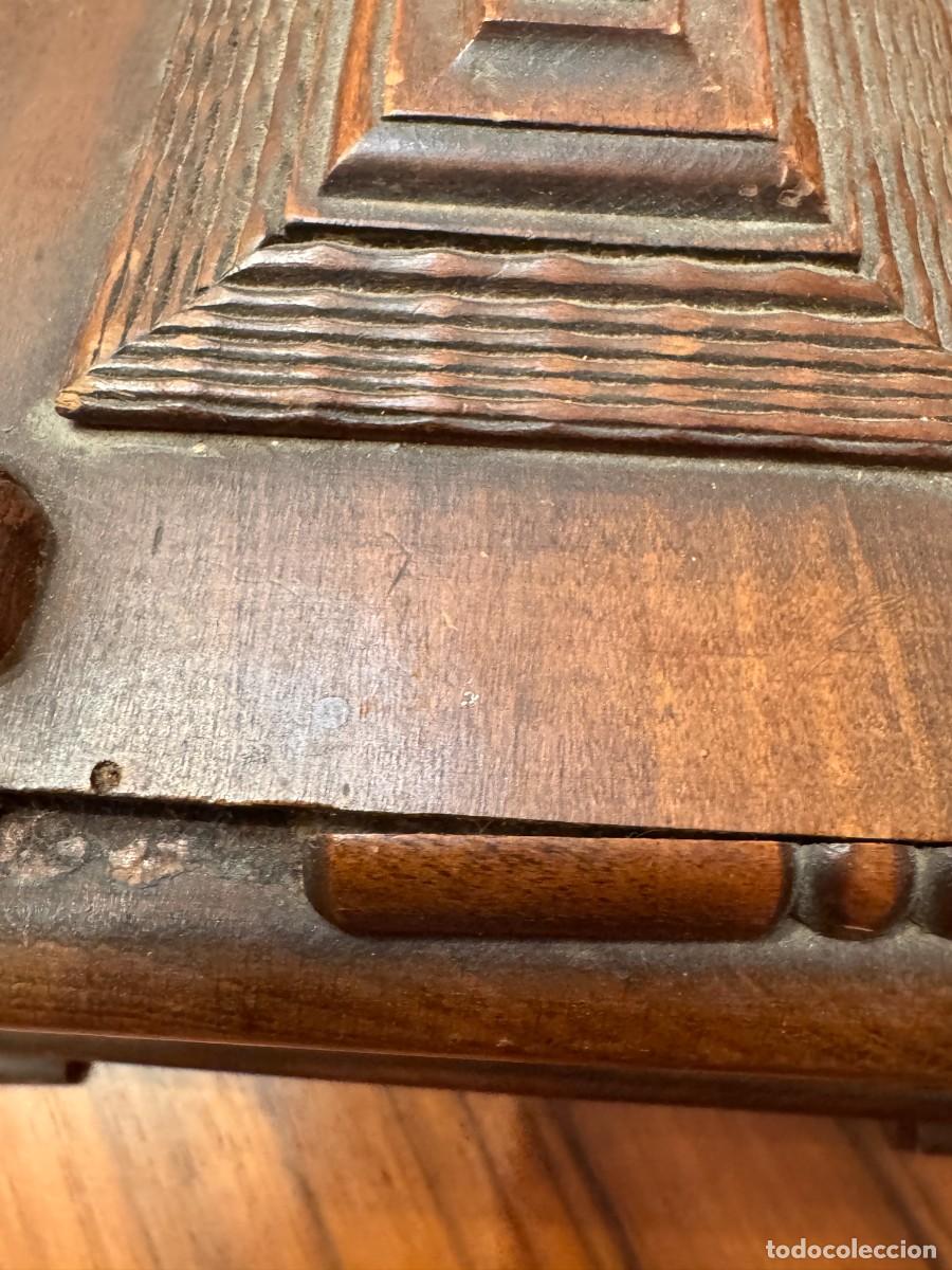 Cajas y cajitas met&aacute;licas: Antigua caja de madera - Foto 4